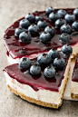 乳酪蛋糕,蓝莓,垂直画幅,甜馅饼,桌子,木制,水果,无人,奶油,蛋糕