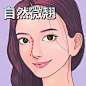 医美整形美容手绘 项目 案例 对比 仪器 设计素材
