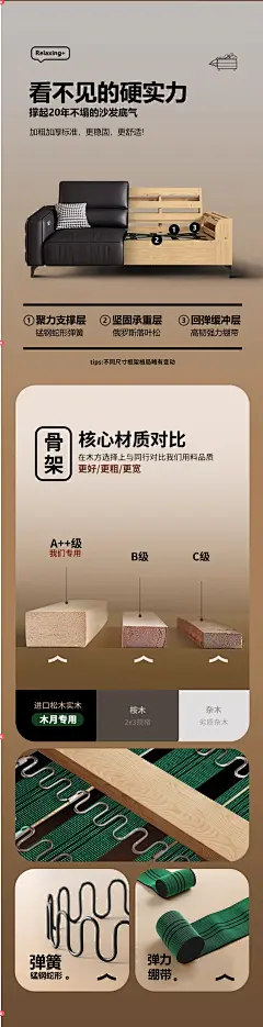 木月真皮电动沙发头层牛皮意式极简客厅功能沙发高靠背直排沙发-tmall.com天猫