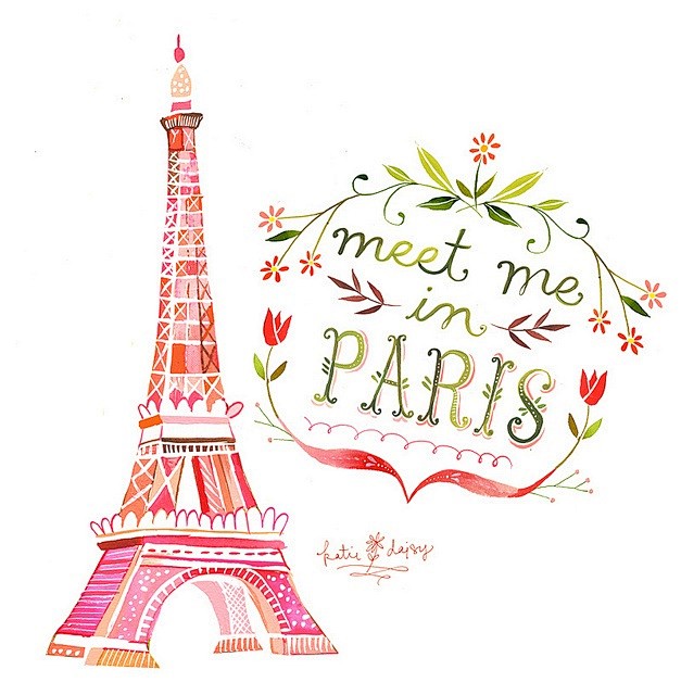 Paris by Katie Daisy...