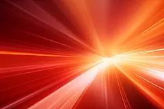 创意光效红色党建风抽象光线背景图