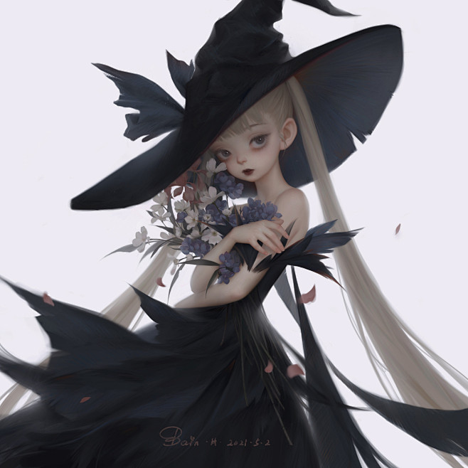 春天过去了呀……_bain-片片__插画...