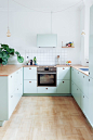 IKEA Kitchen Hack Into Minty Green Gorgeousness
