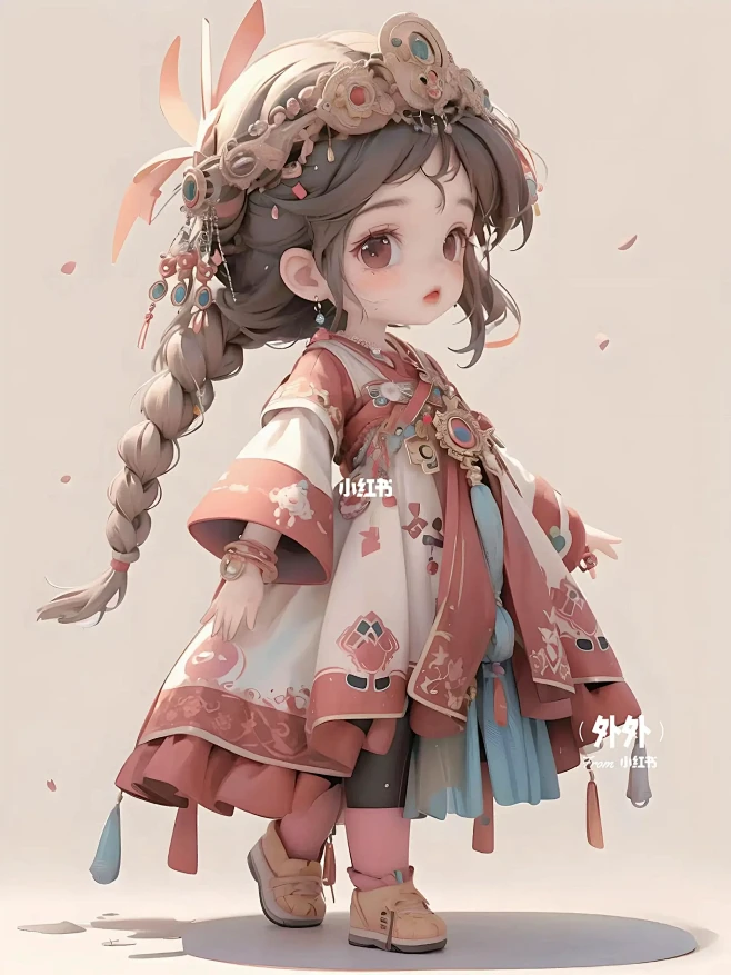 AI盲盒设计 | 印第安风小裙子
