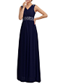 Amazon.com: Huafeiwude Women's V Neck Chiffon Floor Length Long Evening Dresses: Clothing