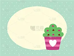 可爱的小蛋糕生日贺卡。可爱的松饼生日贺卡。