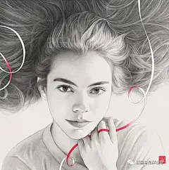 手绘丨 大神超强铅笔妹子肖像，一样是用铅笔画，为啥你画的那么烂？​