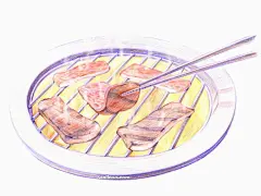 手绘美食壁纸40_创意艺术@北坤人素材