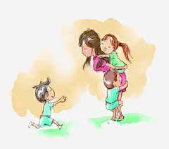 老师与学生高清素材 师生情 插画 老师与学生 装饰 免抠png 设计图片 免费下载