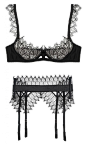 #Lingerie of the Week: Myla ‘Anastasia’ Bra & ‘Celestria’ Suspender Belt - http://www.thelingerieaddict.com/2013/11/lingerie-week-myla.html: 
