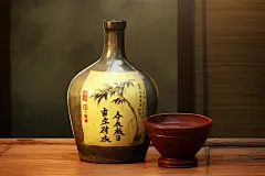 陶瓷制品高端酒水酒瓶白酒清酒图片摄影图