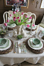 cabbage-bowls-on-italian-lettuce-plates-with-pink-tulips