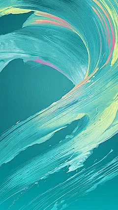 蓝色水彩渐变颜料APP手机端H5背景