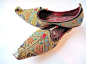 Vintage 古着尖货 孤品 宝莱坞 印度 手工 鞋子 42-淘宝@北坤人素材