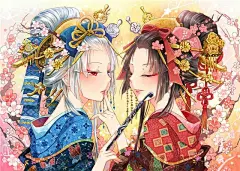 日式风情的浪漫，和服特辑美图手机壁纸！ : 和服，又称“吴服”、“着物”，是一种服饰形式，也是ACG次文化中的萌属性之一。现代所说的和服，通常较多指的是和服的其中一种“(日式)浴衣”，即最狭义概念上的和服。