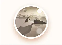 唯美简画 淡色调
