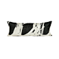 伶居丽布现代新中式样板房轻奢设计师靠垫软装黑白方枕沙发长腰枕-淘宝网