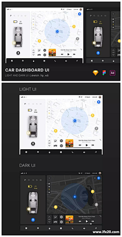 宇宙最全设计库采集到UI-车载中控/HMI