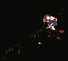 【哥特式】黑童话故事插图&amp;哥特化的动漫人物组图_吴邪▼▁▼带俺回老家