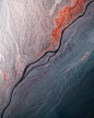 CHEMICAL WASTE ART : Beautiful and scary at the same time: these are aerial photos of chemical waste ponds... almost like abstract oil paintings! 