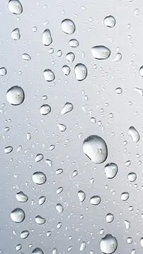 点击来源直接获取大图文件 |白色背景上的水滴、雨滴和露珠，抽象图像，纹理，图案背景，壁纸，手机、电脑屏幕背景