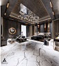     : What a gorgeous space Finely crafted using the highest-quality materials and exceptional finishes, @ahmedismail_designs luxury fixtures will elevate every space. accented with vintage gold pieces of furniture for an elegant finish.