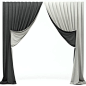 3D Curtains Model - 3D Model