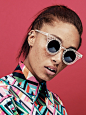 Adwoa Aboah Stars in House of Holland Summer 2013 Eyewear Campaign_eyes wide shut