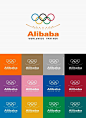 阿里巴巴发布全新奥运组合LOGO，仅用9根线「托」起五环！ | 优设网 - UISDC