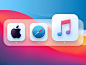 Big Sur Mac Icons变态光泽图标Mac OS