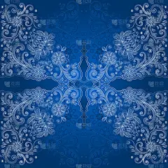 Floral doodle pattern