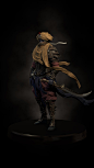 【三维静帧作品及DEMO展区】_武士概念角色欣赏-Warrior 3d model -