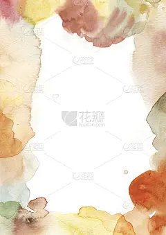 粉彩抽象水彩艺术背景，水彩笔刷纹理。手绘插图的社交媒体，横幅，印刷品，墙壁艺术，邀请和壁纸。