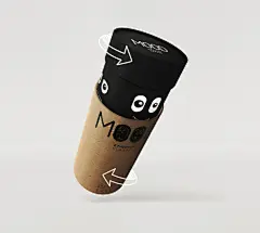 自带心情表情包的MOOD咖啡创意包装设计 - 三视觉