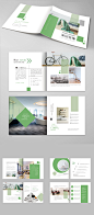 绿色小清新家具画册设计