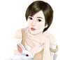 【立绘】自抠现代手绘——女{小点出品}_橙光素材吧_百度贴吧