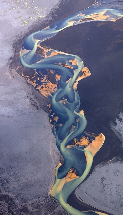 Volcanic ash rivers ...