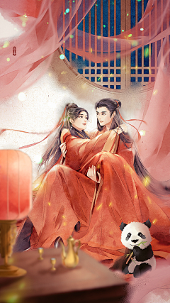 虚无的月采集到情侣插画