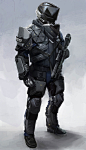 Prague Swat Art from Deus Ex: Mankind Divided