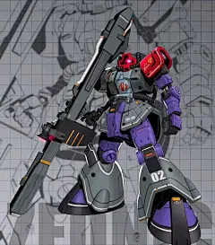 高达宇宙世纪：独眼机体插画欣赏