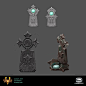 Misc props - Dungeon Hunter 5, Jocelyn Joret : Misc props concepts for the mobile device Gameloft game Dungeon Hunter 5 in 2013-2014