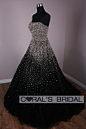 black and white ball gown | luxurious glitter, black and white ball gown | Marine Corps Birthday ...