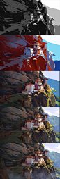 ArtStation - My practice, and some tips., WenXu Xu #LandscapeConcept