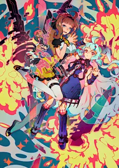 【M·推图】每日插画分享——今日画师 腔子 (Pid:2069464)画风相当帅气了(｀∀´)Ψ ​​​​