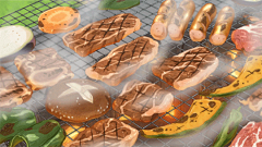 咕唧w采集到绘画 - 食物 gif