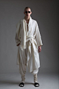 Vintage Issey Miyake Permanente Coat and Men's Parachute Pants Jean Paul Ga