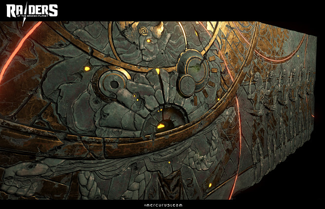 Alien mural - Raider...