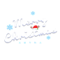 可爱立体字体Merry Christmas