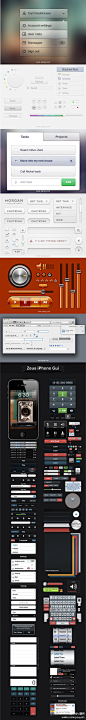 【最新PSD干货出炉】UI元素工具包，网页元素，精致图标PSD，应有尽有 下载http://t.cn/zjVuBTy