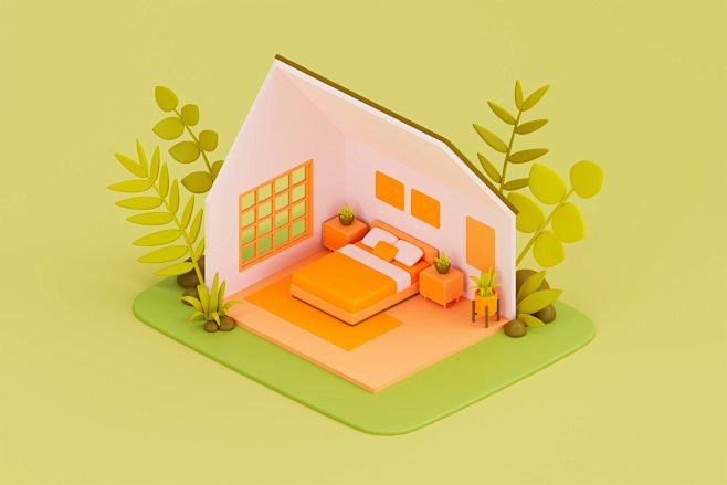 3d view of house